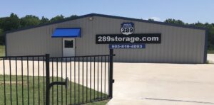 289 self storage facility in Pottsboro TX offering climate controlled storage and drive up units